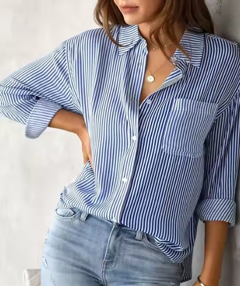 Striped Button Down Long Sleeve